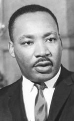 Martin Luther King Jr - "I wish things would go back the way they were."