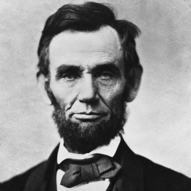Abraham Lincoln - "I'm gonna go to the bathroom. Need anything from concession stand?"