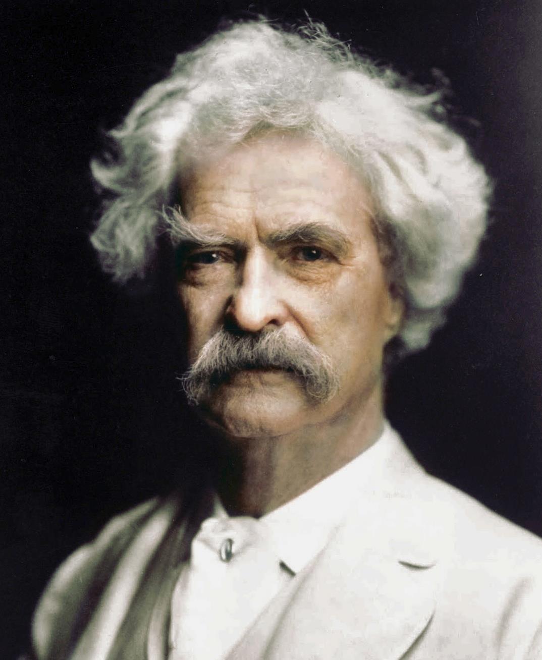 Mark Twain - "I can write anything I want on paper and people will buy it."
