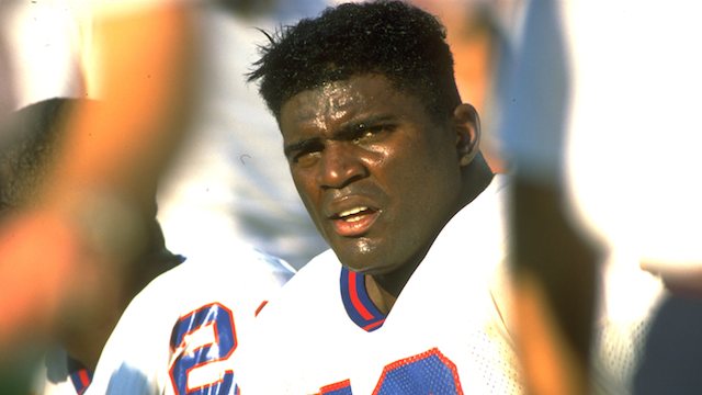 Lawrence Taylor: 10 million. Once worth at least 10 million but bad spending habits and drugs left this once millionaire to file for bankruptcy in 2009.