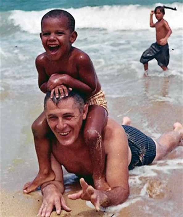 Obama and his grandfather