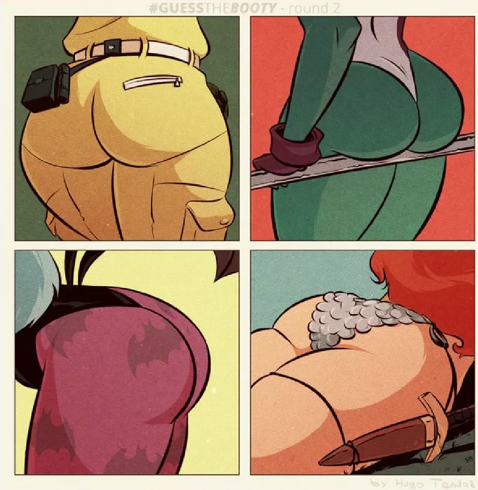 cartoon guess the booty