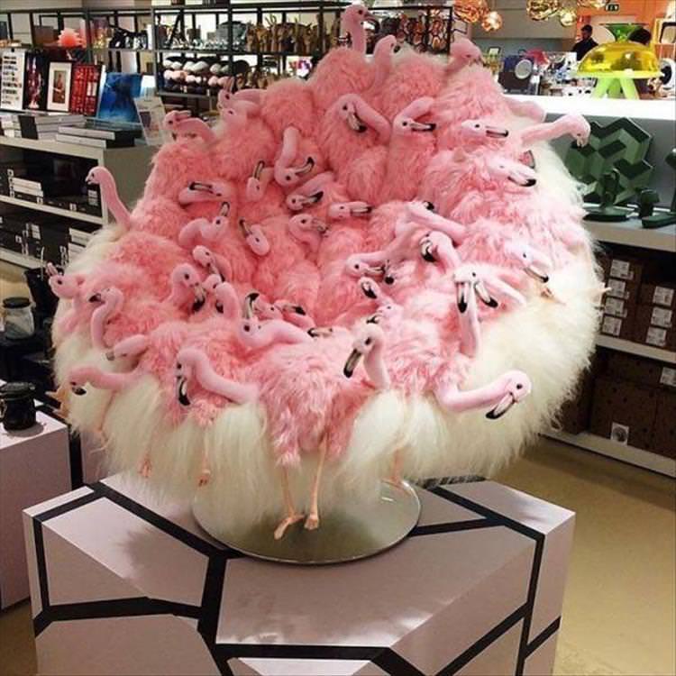 кресло из фламинго