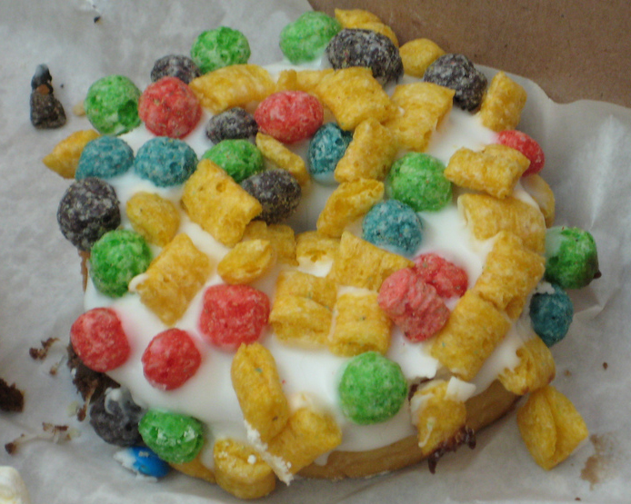 Cap'n Crunch Icing Donut