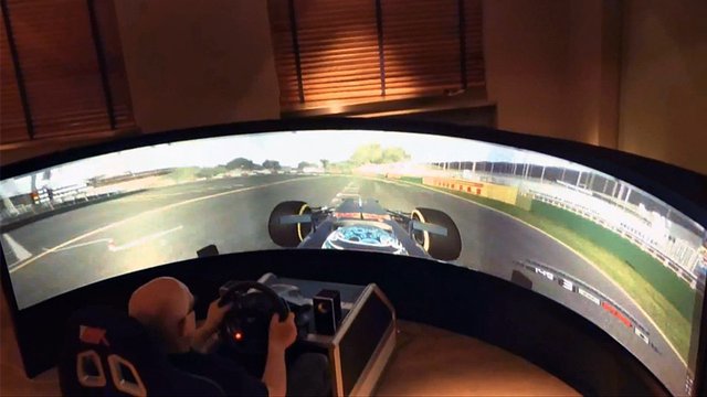 Curved Racing Simulator - 114,285.