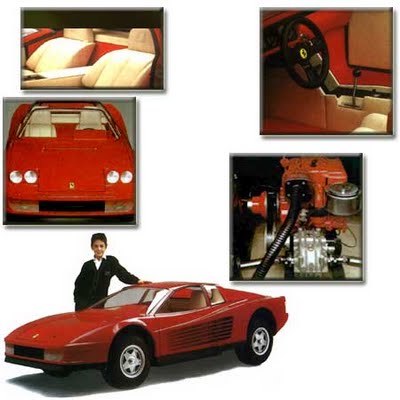 Gasoline Powered Ferrari Testarossa Toy Car - 50,000