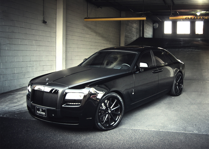 Platinum Motorsports MetallicMatte Black Rolls Royce Ghost