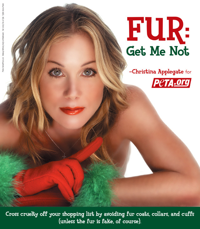 I Would Rather Go Naked Than Wear Fur - PETA Campaigns 1