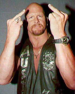 Stone Cold Steve Austin. Years active in WWE: 1995-2003.