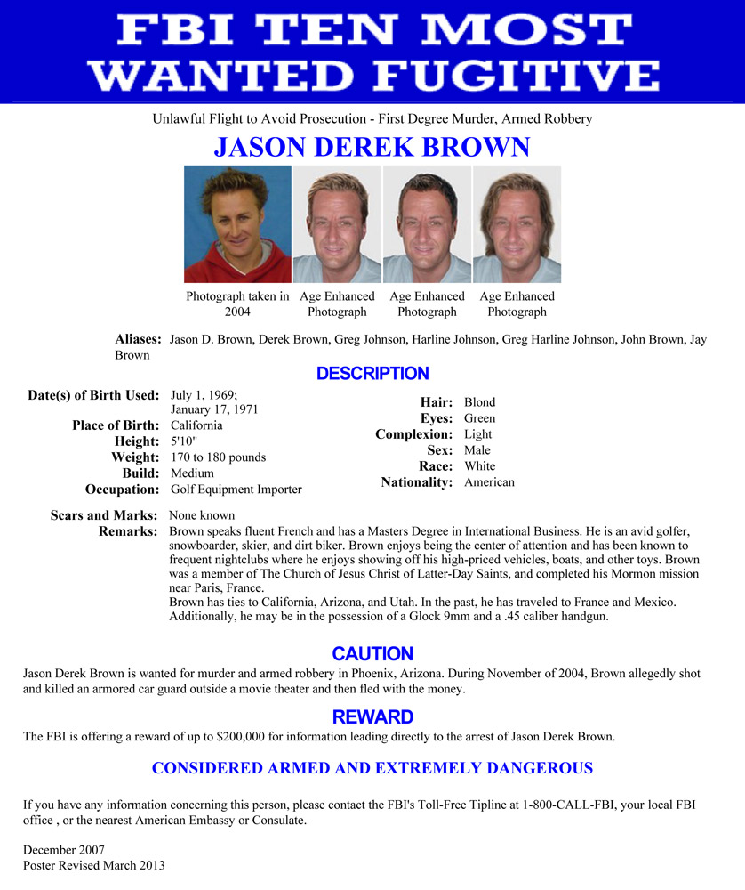 The FBI's 10 Most Wanted Fugitives