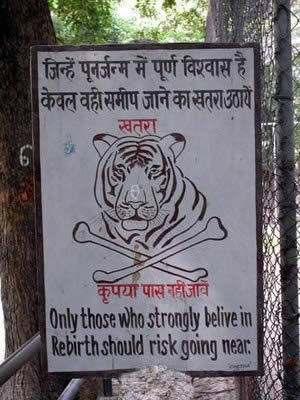 Funny Zoo Signs