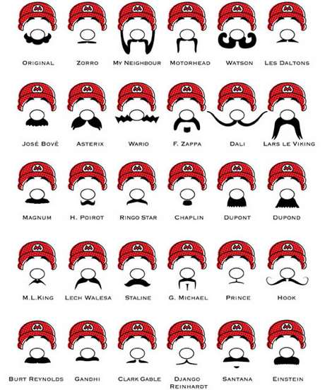 Various Mustaches