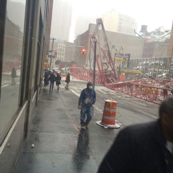 The Aftermath Of The Manhattan Crane Collapse