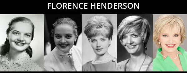 woman aging timeline - Florence Henderson
