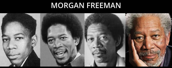 ageing timeline - Morgan Freeman