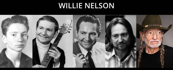 people aging timeline - Willie Nelson