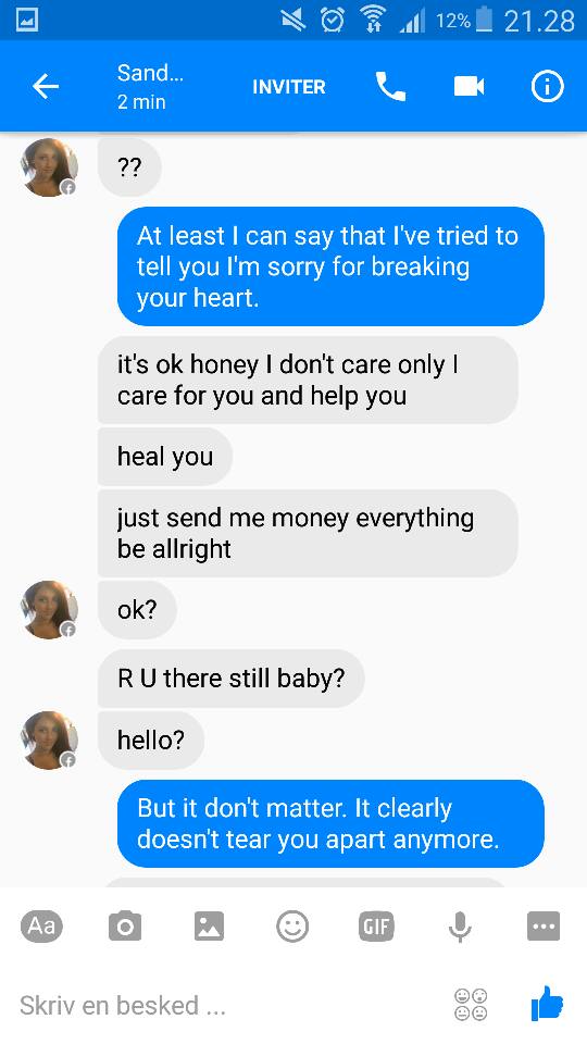 song prank ideas - d o Inviter 12% 21.28 K O Sand... 2 min Sand. Inviter ?? At least I can say that I've tried to tell you I'm sorry for breaking your heart. it's ok honey I don't care only! care for you and help you heal you just send me money everything