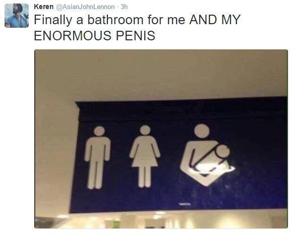 bathroom for my enormous penis - Keren Lennon 3h Finally a bathroom for me And My Enormous Penis