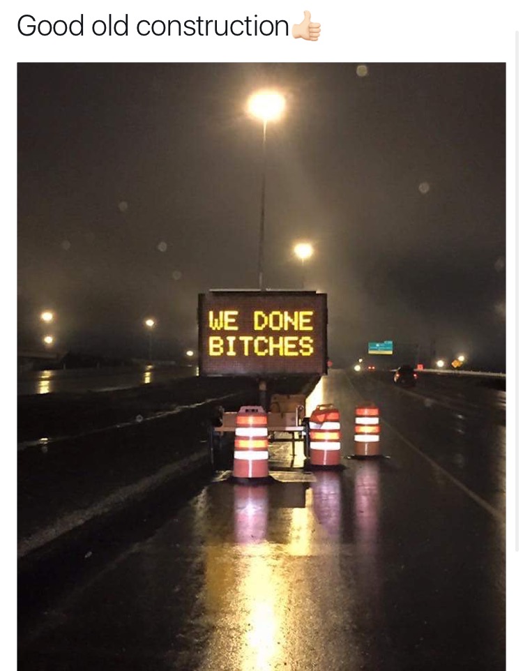 anthony henday - Good old construction We Done Bitches