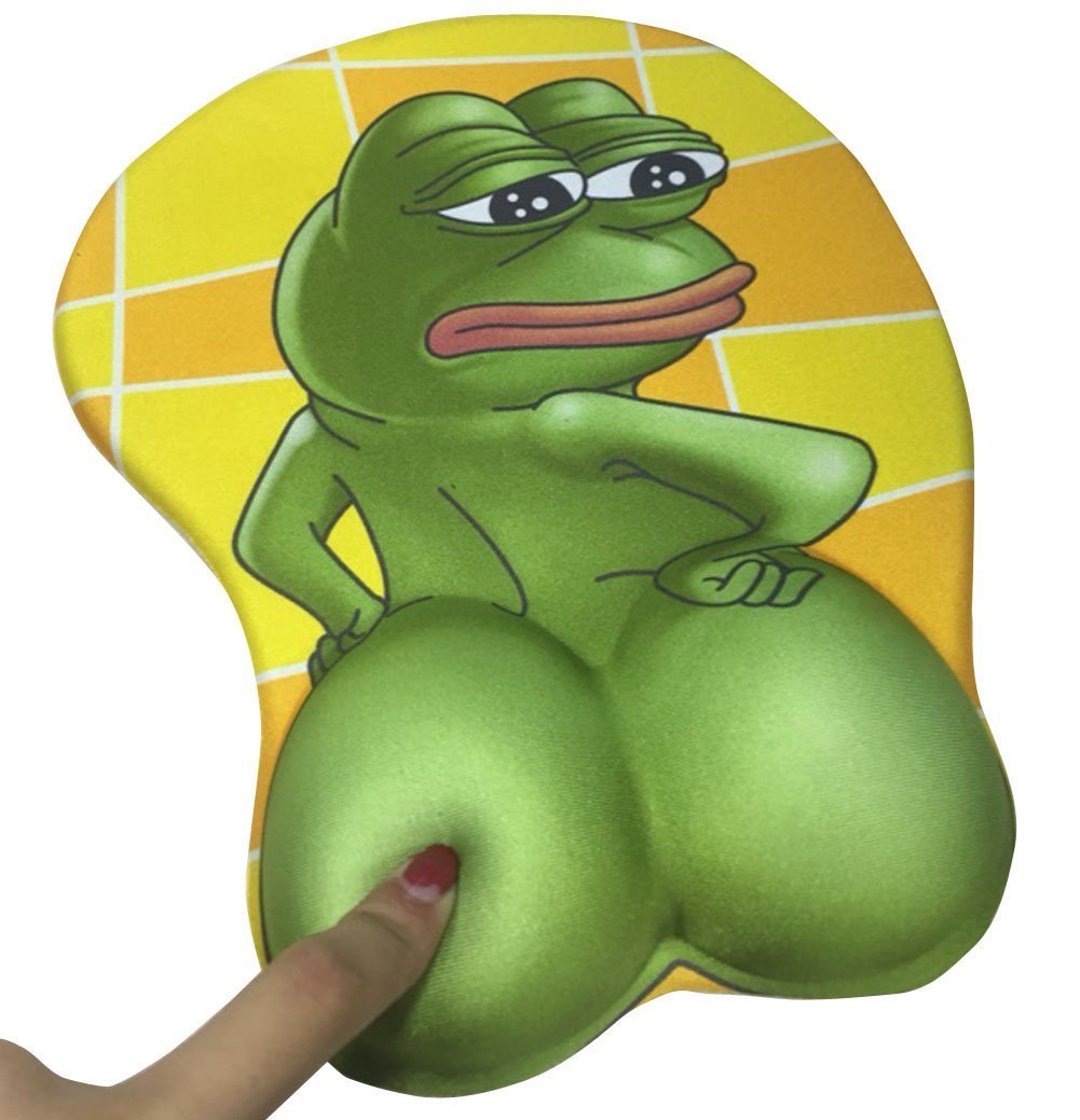 Pepe 3D Silicone Wrist Rest Mouse Pad $18