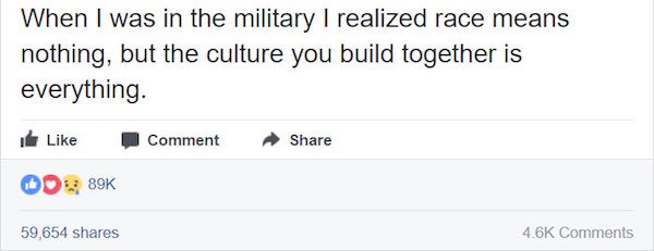 A Previously Racist Man Shares How The Military Changed His Mind