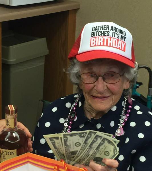 badass grandma - Gather Arom Bitches, It'S No Birthday Leton