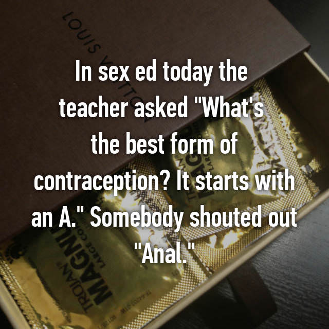 16 People Share an Awkward Story from Sex Ed Class