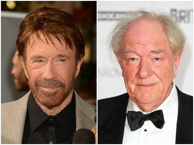 Chuck Norris and Michael Gambon — 78 years old