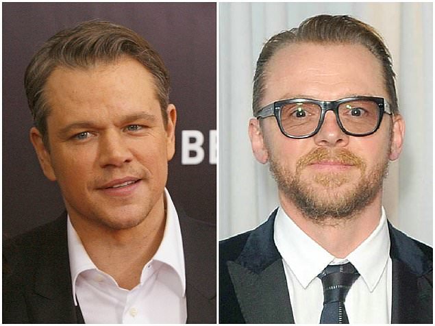 Matt Damon and Simon Pegg — 47 years old