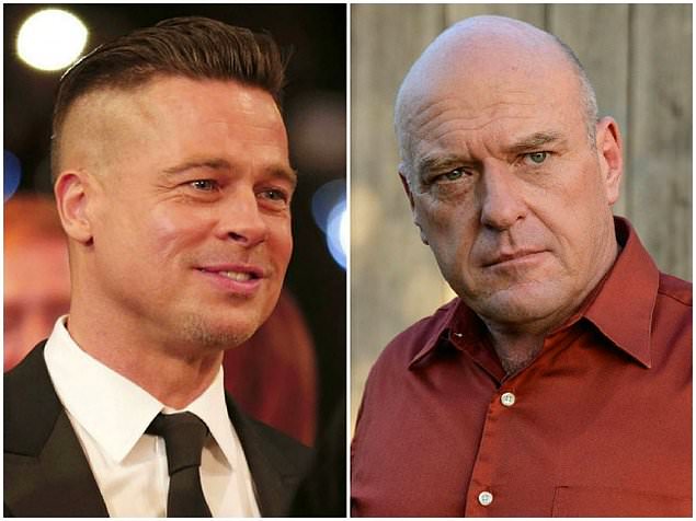 Brad Pitt and Dean Norris — 54 years old