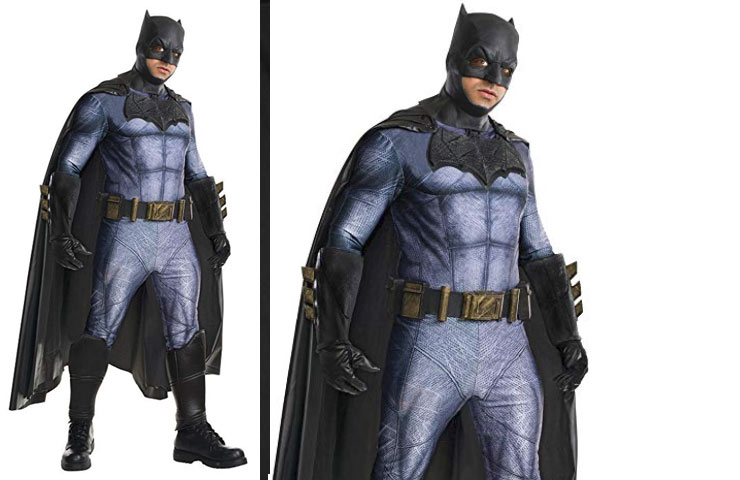 Maybe you want to be the Batman, or maybe you just want to win that costume contest at work or a party.  Either way this Batman costume is on another level.  Men's Batman (Dawn of Justice) Costume -$149.00 Get it <a href="https://amzn.to/2zQmgpc" target="_blank" rel="nofollow"><font color="red"><b>HERE</font></b></a>.