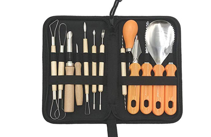 Carving a sick pumpkin just isn't the same if you've got crappy tools.  Create your masterpiece with The Ultimate 13 Piece Pumpkin Carving Kit - $25.99 Get it <a href="https://amzn.to/2Qt4VYN" target="_blank" rel="nofollow"><font color="red"><b>HERE</font></b></a>.
