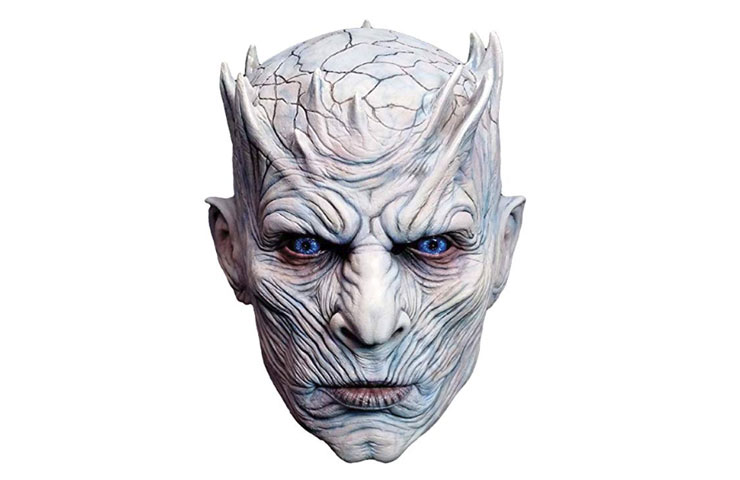Show off your love for George RR Martin's Game of Thrones while scaring the crap out of the neighborhood kids with this badass Game of Thrones Night King Mask - $31.99 Get it <a href="https://amzn.to/2Rmdl5D" target="_blank" rel="nofollow"><font color="red"><b>HERE</font></b></a>.