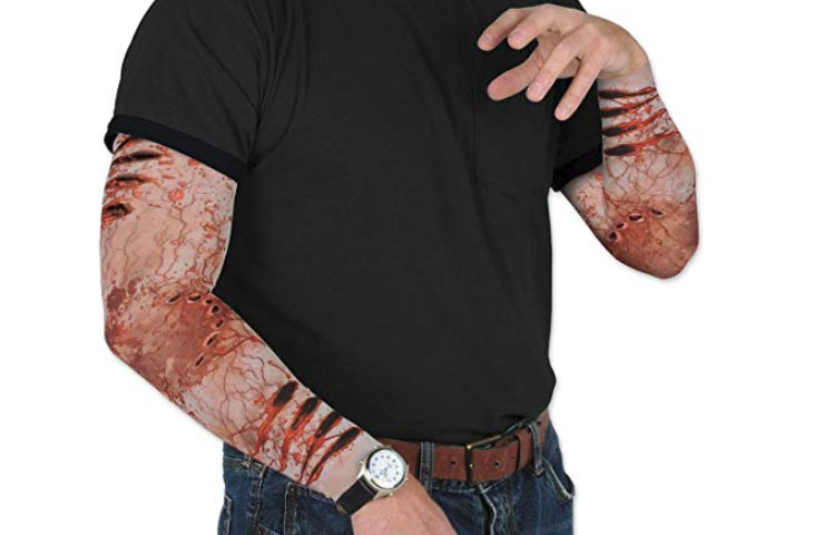 Prove you're a battle-hardened badass who can survive just about anything with these Zombie Attack Survivor Arm Sleeves - $5.99 Get it <a href="https://amzn.to/2xVNSYQ" target="_blank" rel="nofollow"><font color="red"><b>HERE</font></b></a>.