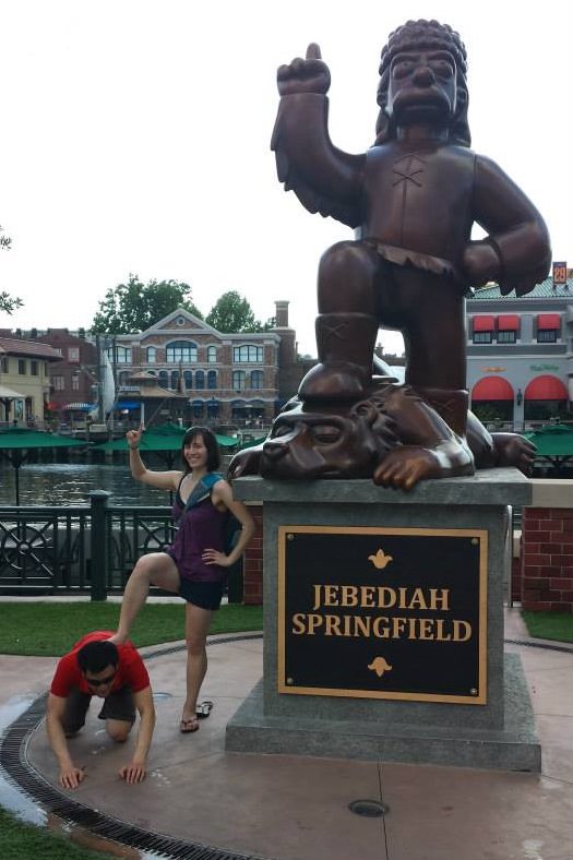funny memes pic of statue - Jebediah Springfield