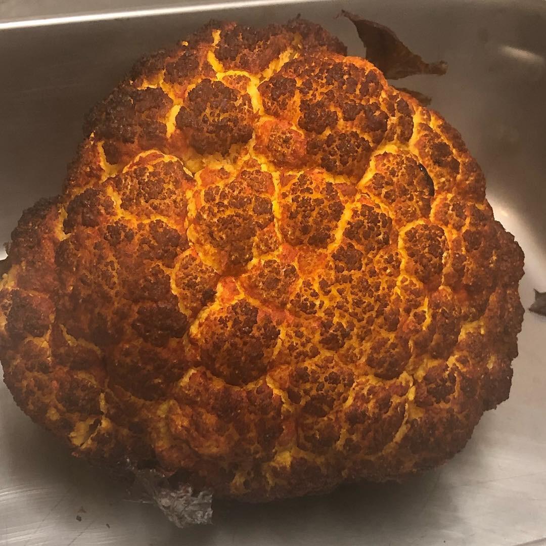 funny memes pic of cauliflower that looks like an explosion