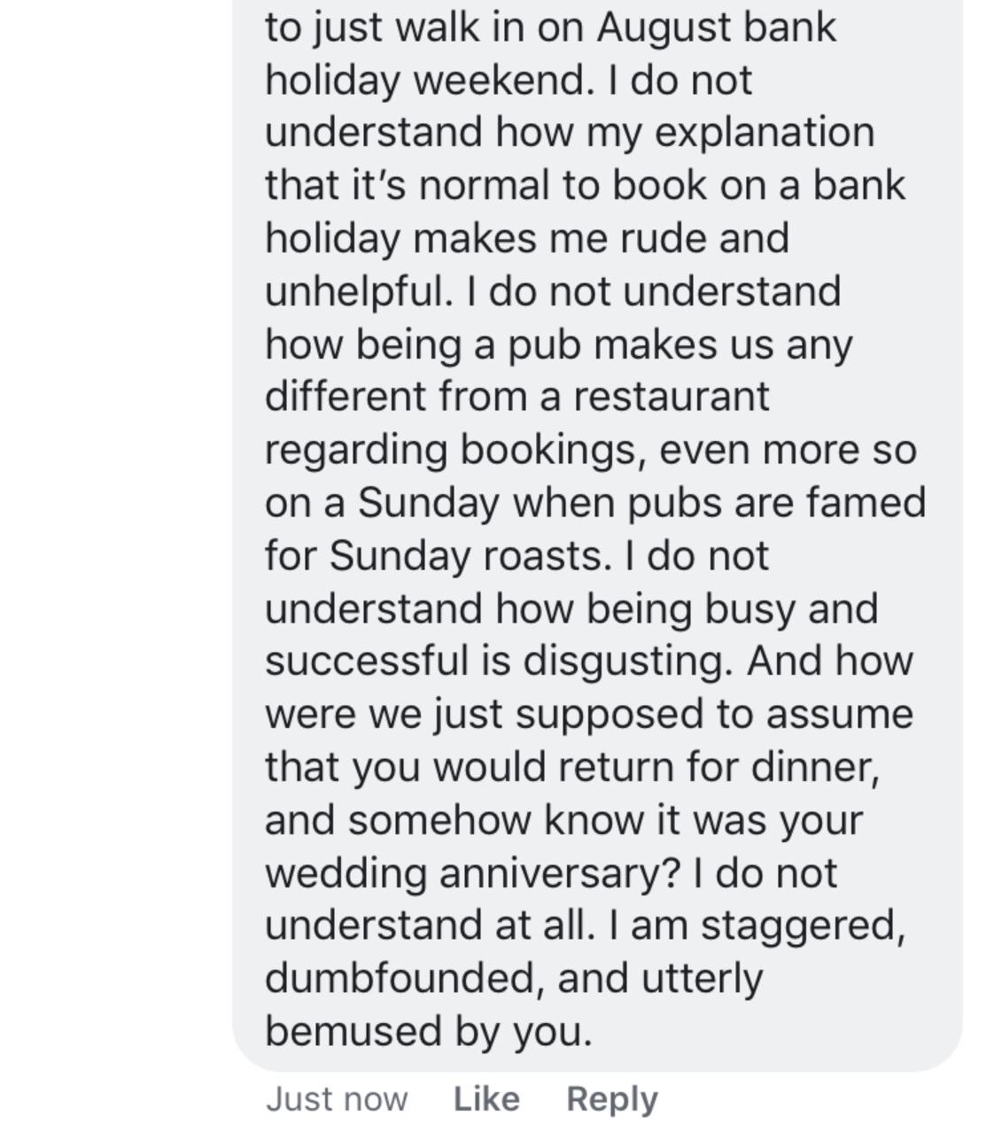 Ridiculous Customer Gets Called Out By Restaurant Owner