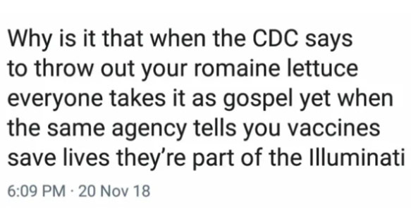 j cole twitter quotes - Why is it that when the Cdc says to throw out your romaine lettuce everyone takes it as gospel yet when the same agency tells you vaccines save lives they're part of the Illuminati . 20 Nov 18