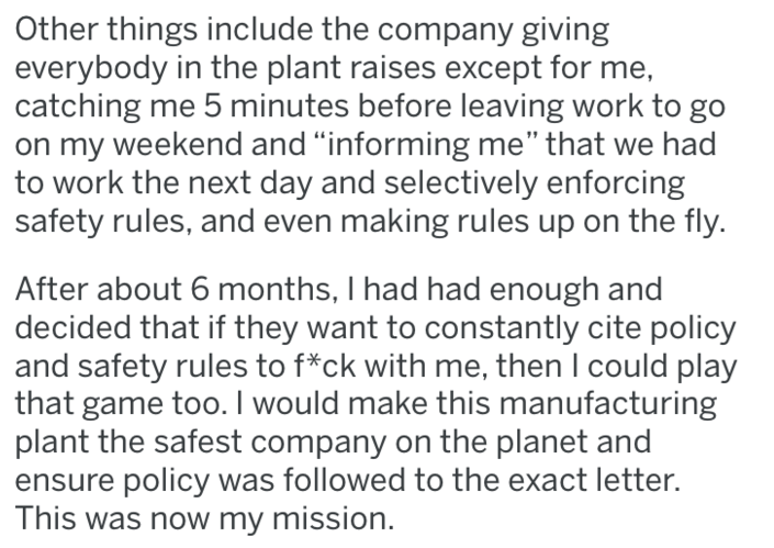 girls have no confidence - Other things include the company giving everybody in the plant raises except for me, catching me 5 minutes before leaving work to go on my weekend and informing me" that we had to work the next day and selectively enforcing safe