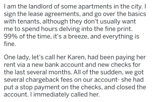 Karenesque Tenant Pays $20,000 After Getting Evicted and Lying About It