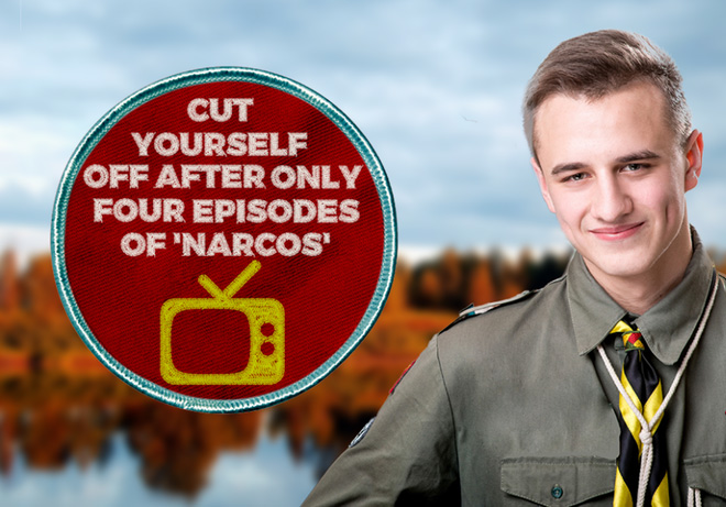 smile - Cut Yourself Off After Only Four Episodes Of "Narcos