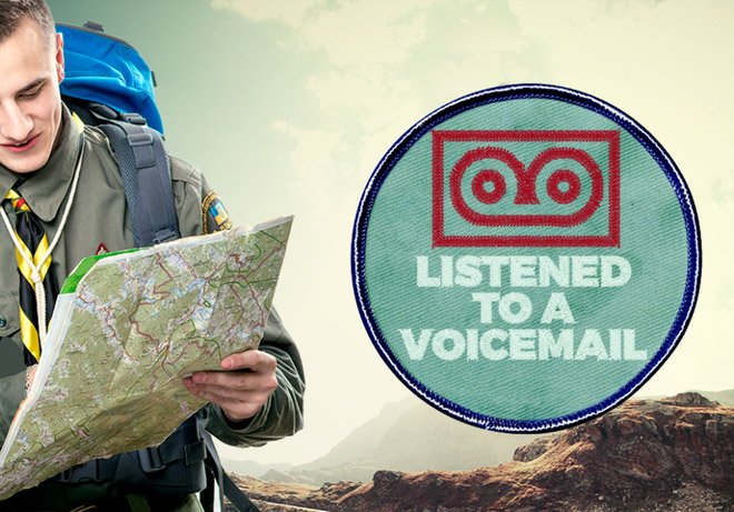 Merit badge - Listened To A Voicemail