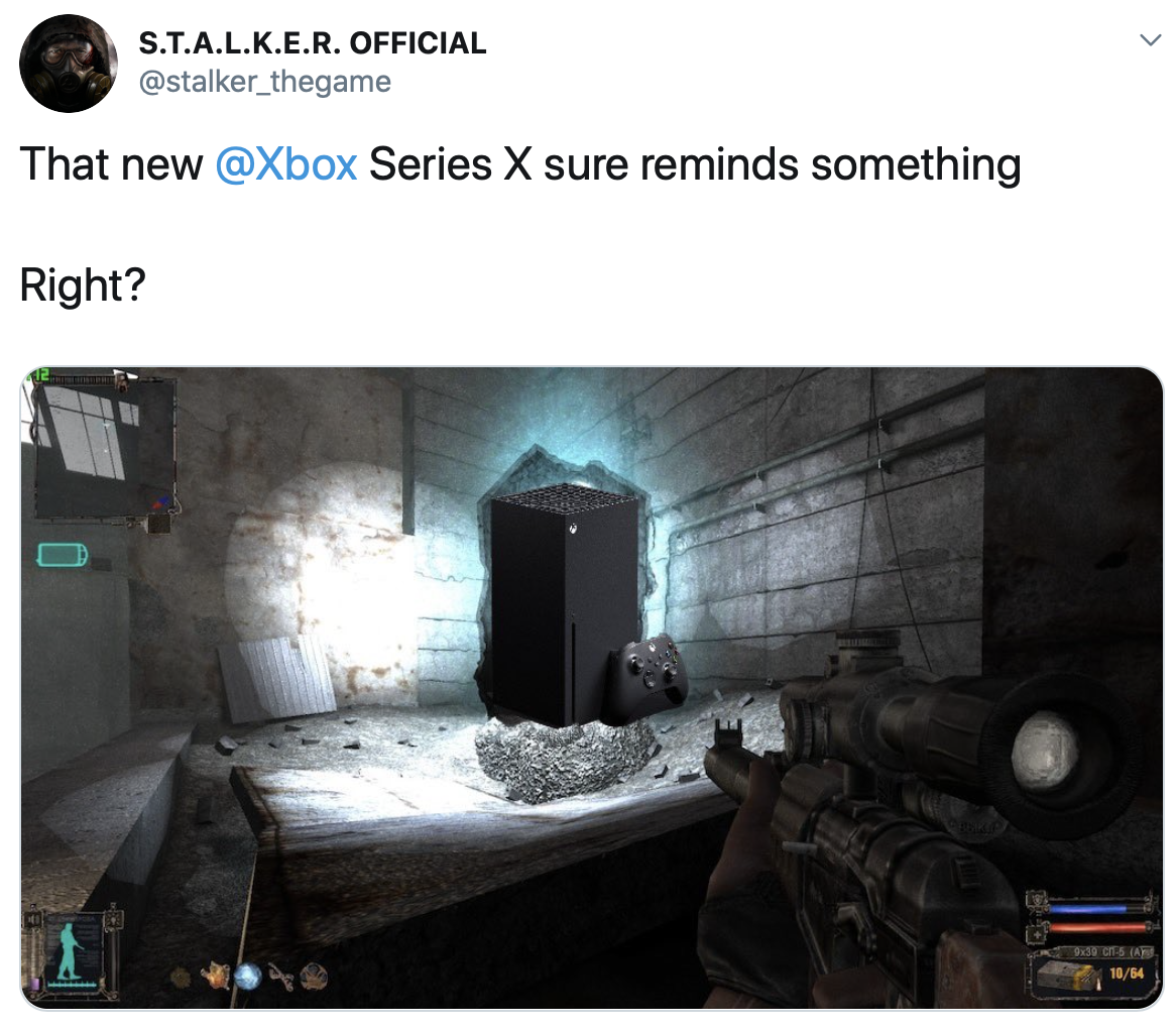 xbox series x gaming memes - xbox series x meme - S.T.A.L.K.E.R. Official That new Series X sure reminds something Right? 1964