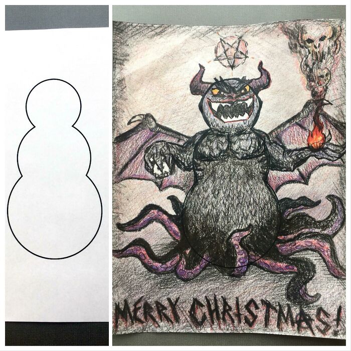 adults making childrens coloring books hilariously twisted - fauna - Merry Christmas!
