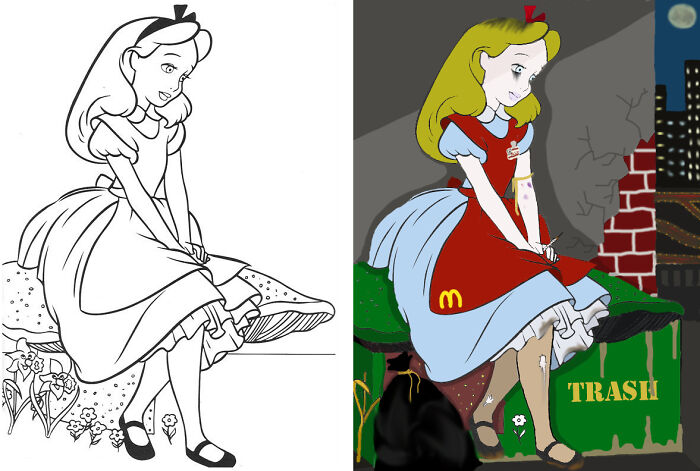 adults making childrens coloring books hilariously twisted - Coloring - 3 Trashi