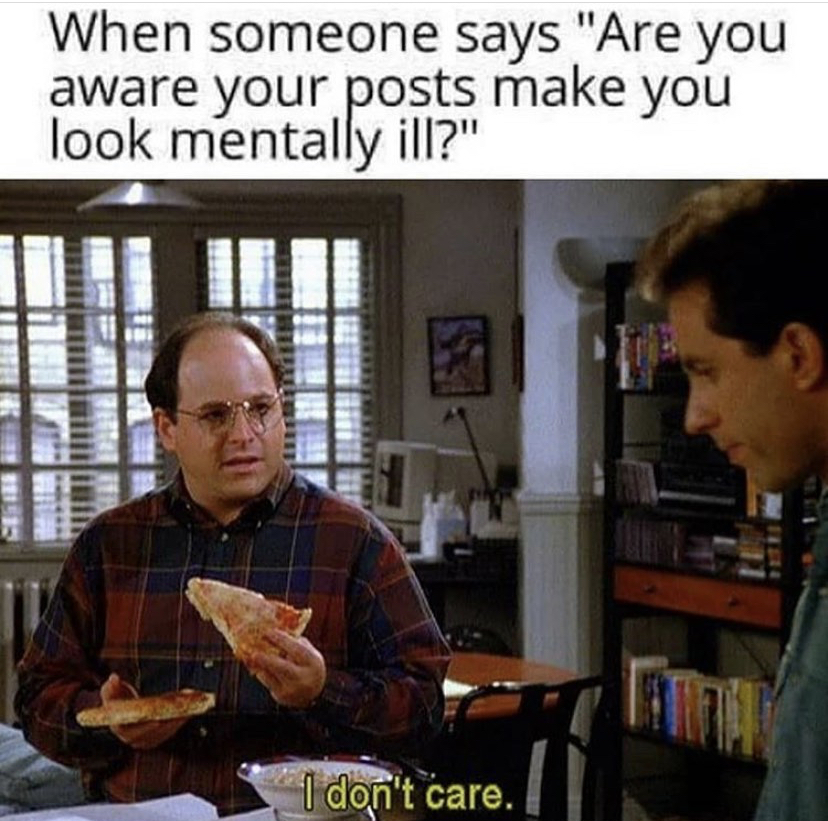 funny memes - seinfeld pizza - When someone says