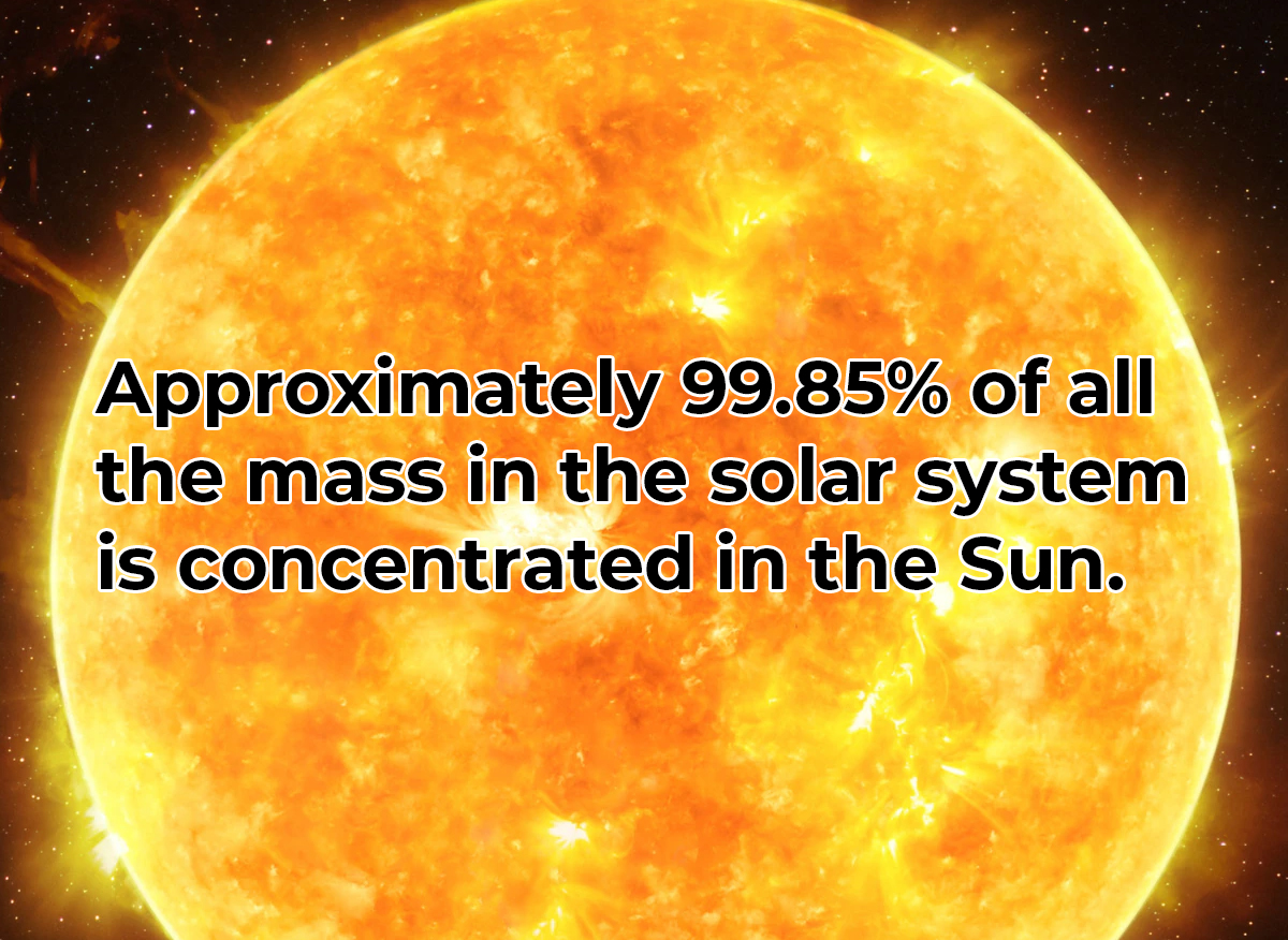 mind blowing ffacts - mq 1 predator - Approximately 99.85% of all the mass in the solar system is concentrated in the Sun.