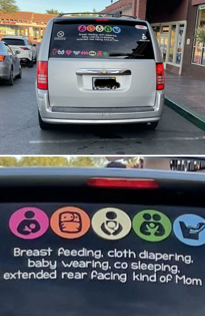 wtf parents - vehicle registration plate - T Supplies 29 Breast Feeding, cloth baby wearing.codering extended rear Pacing kind of Mom O DriveTin O 800 98 Breast feeding, cloth diapering. baby wearing, co sleeping. extended rear facing kind of Mom Le Sumar