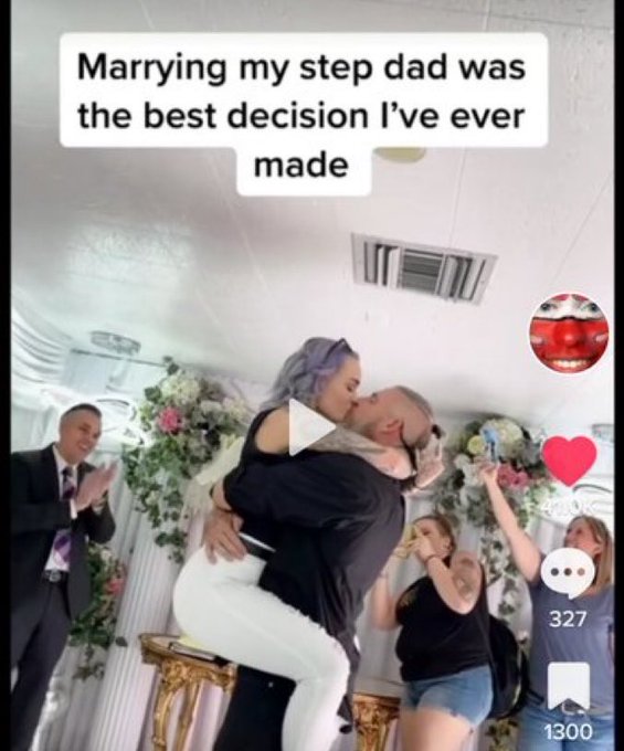 wtf tiktok screenshots - interaction - Marrying my step dad was the best decision I've ever made 327 1300