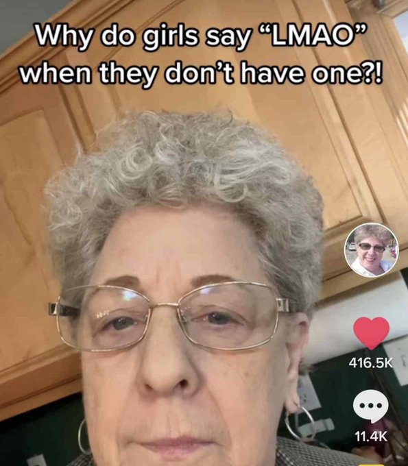 wtf tiktok screenshots - glasses - Why do girls say "Lmao" when they don't have one?! 247